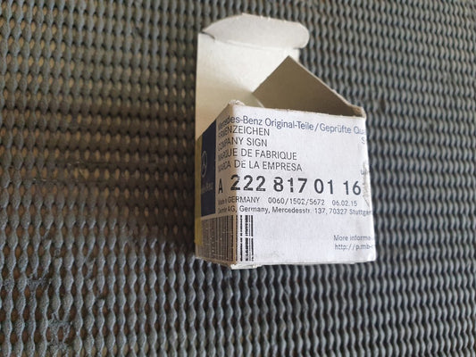 Mercedes-Benz C-Class S-Class W205 W222 Bonnet Badge