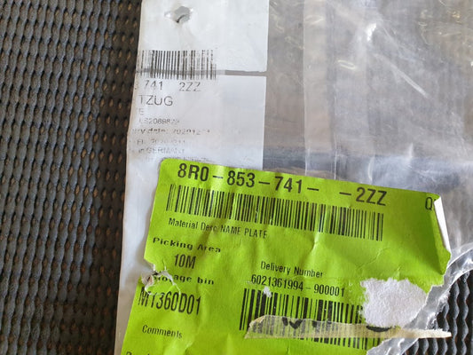 Audi Q5 "Q5" - Boot Lid Badge