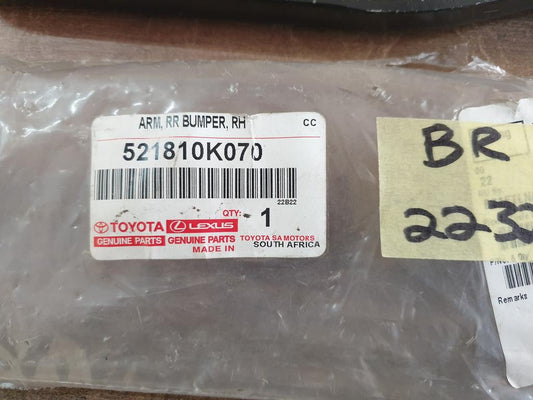 Original New Toyota Hilux Right Rear Bumper Bracket