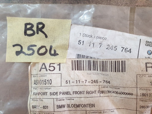 Original New BMW 1 Series F20 Right Front Fender Bracket
