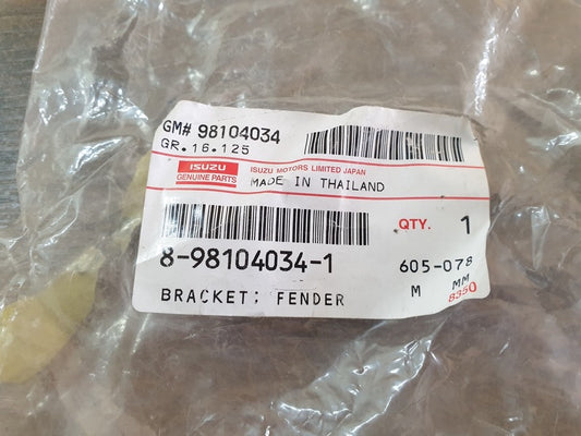 Original New Isuzu KB 2017 Left Front Fender Bracket