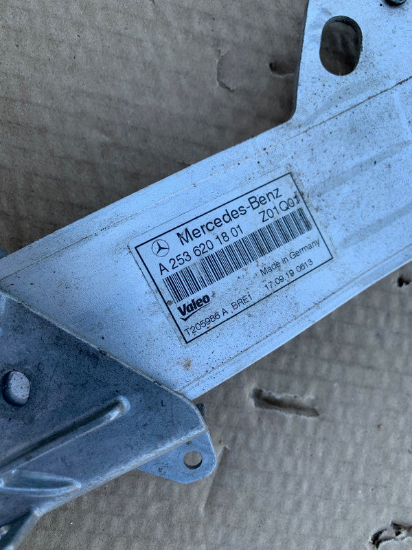 Mercedes-Benz GLC W253, Top Upper Bumper Carrier, Radiator Support, Slam Panel, 2016, 2017, 2018, 2019 Radiator Cradle