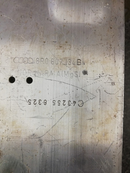 Audi Q5 Aluminium 2013, 2014, 2015, 2016, 2017, Crash bar reinforcement bracket, front bumper shock, right side reinforcement Right Bumper Mounting Bracket