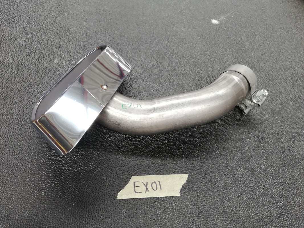 Volkswagen Touareg 2020 Left Rear Exhaust Pipe and Chrome Tailpiece