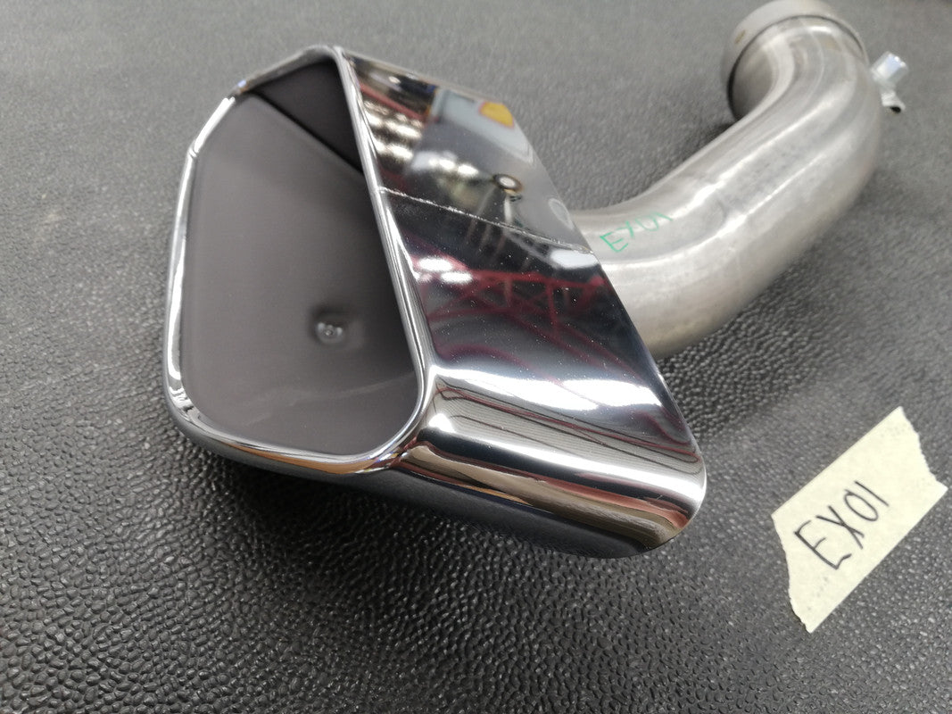 Volkswagen Touareg 2020 Left Rear Exhaust Pipe and Chrome Tailpiece