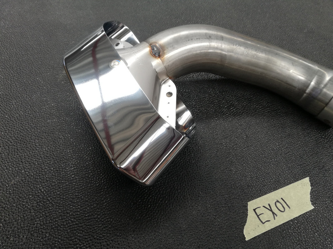 Volkswagen Touareg 2020 Left Rear Exhaust Pipe and Chrome Tailpiece