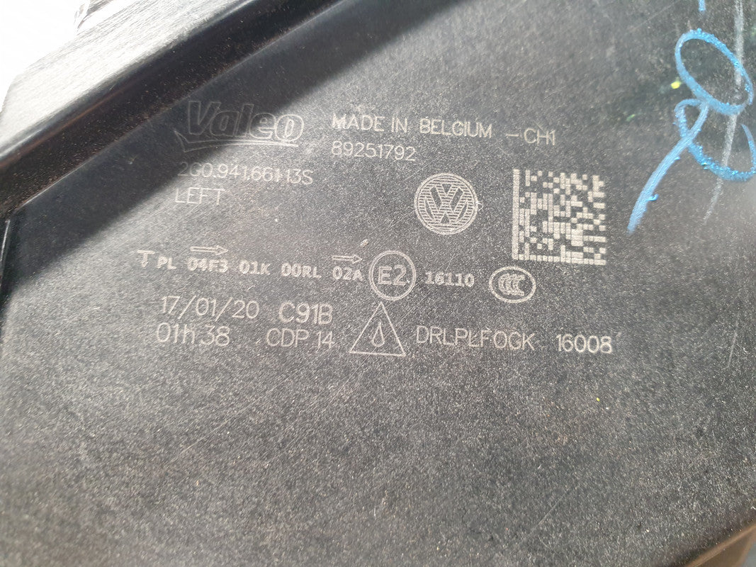 Volkswagen Polo Left Fog Light and Daytime Running Light