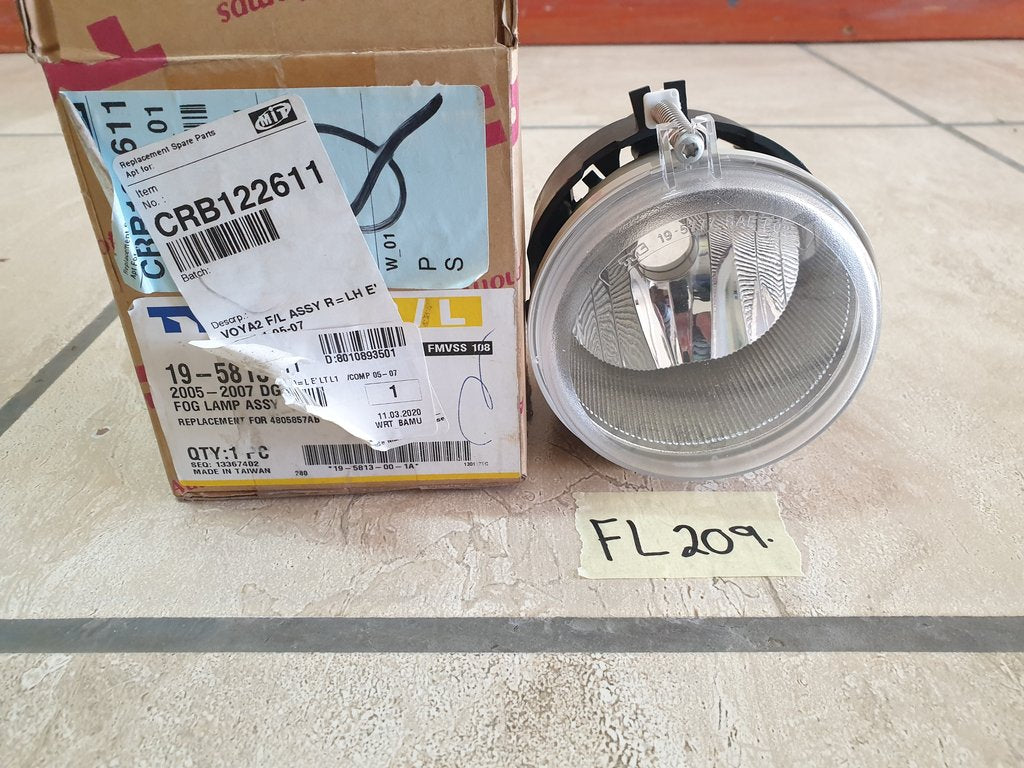 Chrylser Jeep Dodge Aftermarket Left Fog Light replacement for 4805857AB