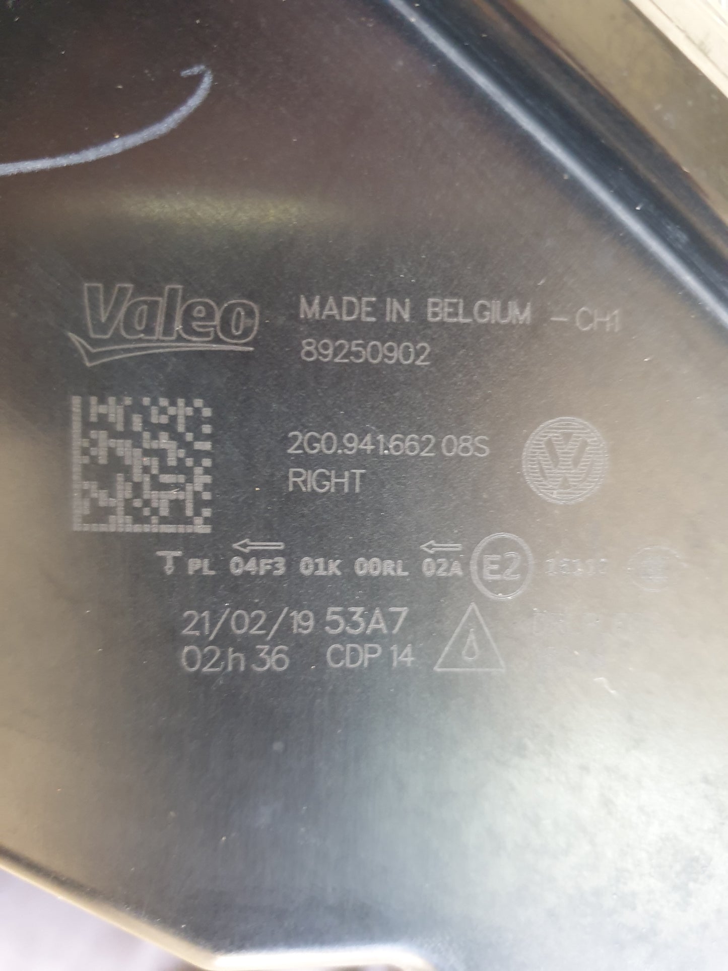 Volkswagen Polo Right Fog Light