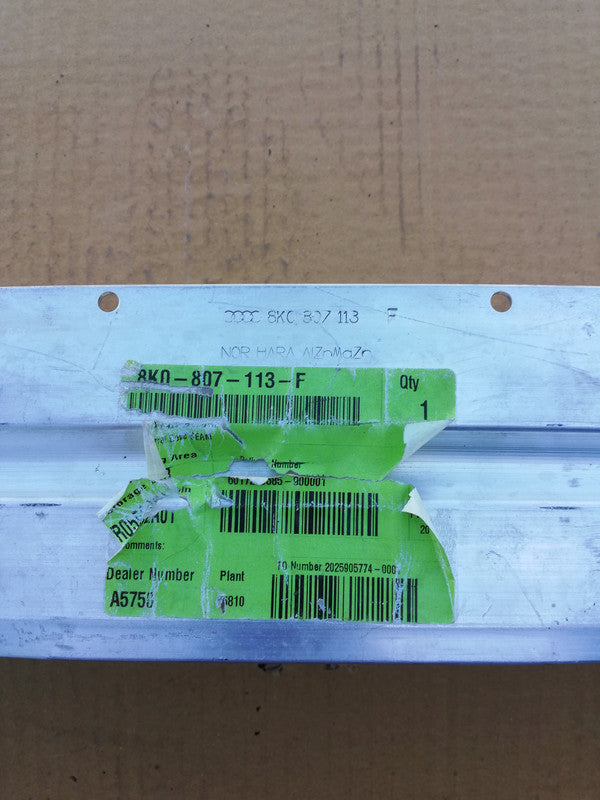 Audi A4 S4 A5 RS5 RS4 2009, 2010, 2011, 2012, 2013, 2014, 2015, 2016 Front Bumper Reinforcement
