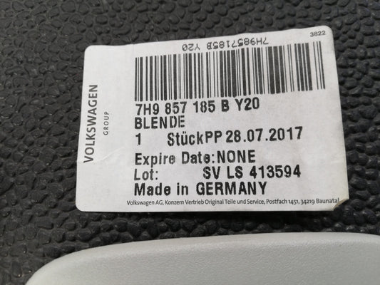 Volkswagen Transporter Rear Seat Belt Cover