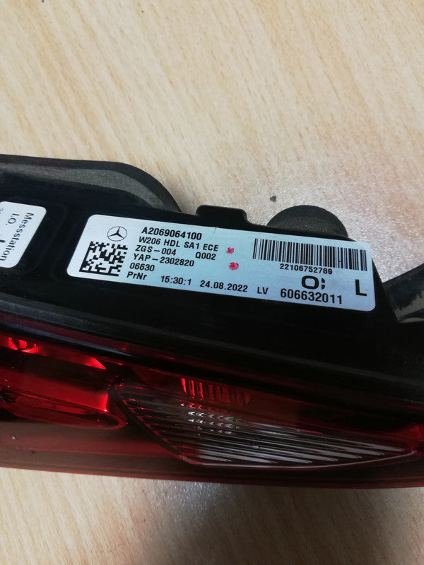 Mercedes-Benz C-Class W206 Left Inner Taillight