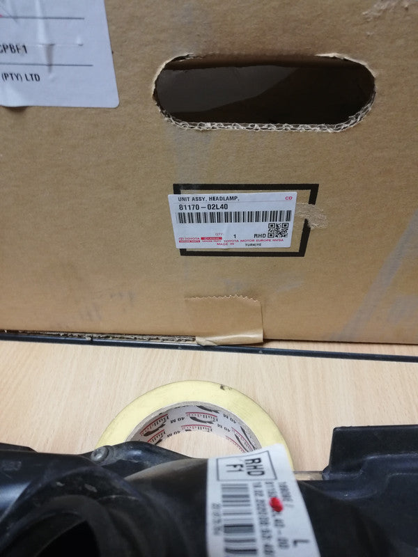 Toyota Corolla Quest Left Headlight