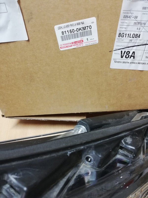 Toyota Fortuner Left Headlight