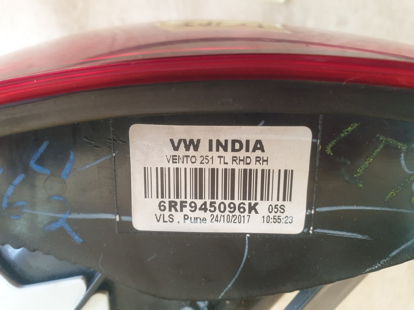Volkswagen Polo 2018 Right Taillight