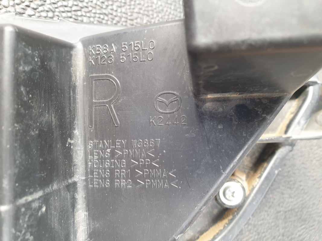 Mazda CX-5 2017, 2018, 2019, 2020, 2021, Reflector Panel Rear Right Bumper Fog Light