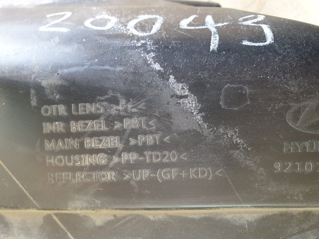 Hyundai Venue 2019, 2020, 2021, 2022 Left Headlight
