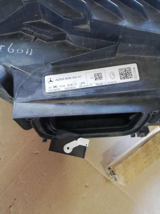 Mercedes-Benz GLC W253, 2015, 2016, 2017, 2018, 2019 Left Headlight