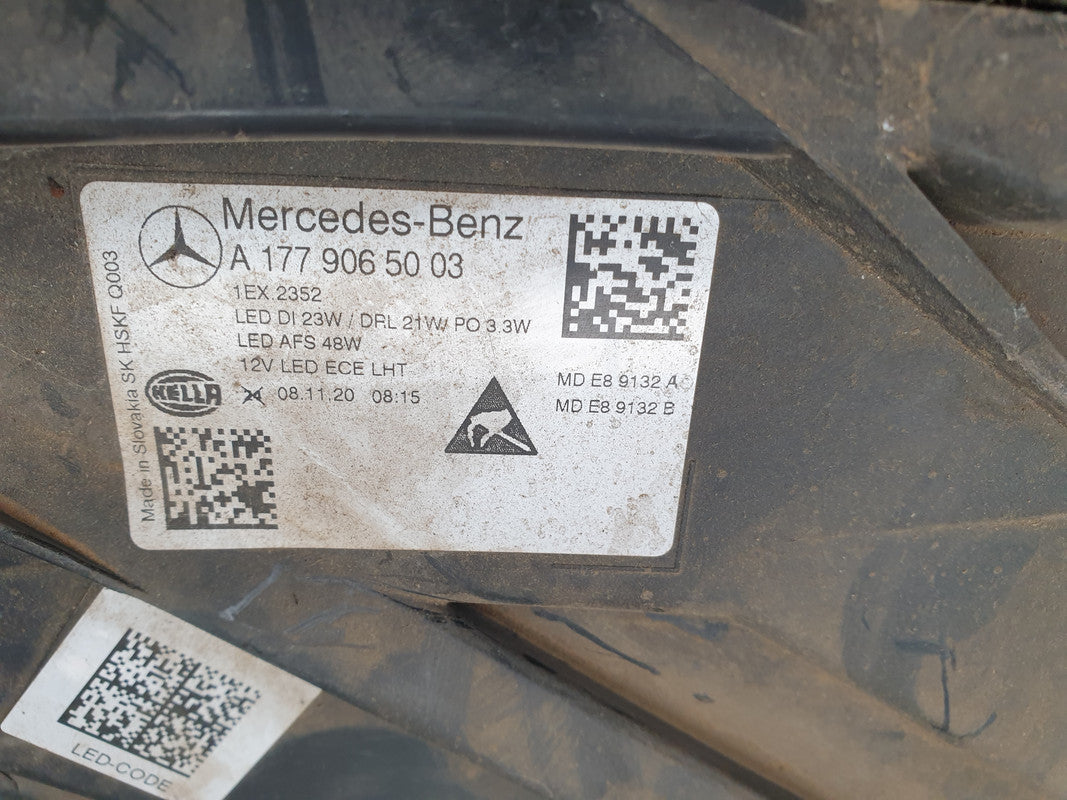 Mercedes-Benz A-Class W177 Right Headlight