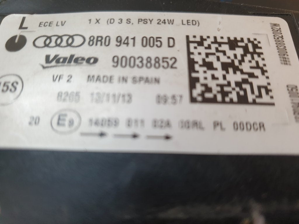 Audi Q5 Left Headlight
