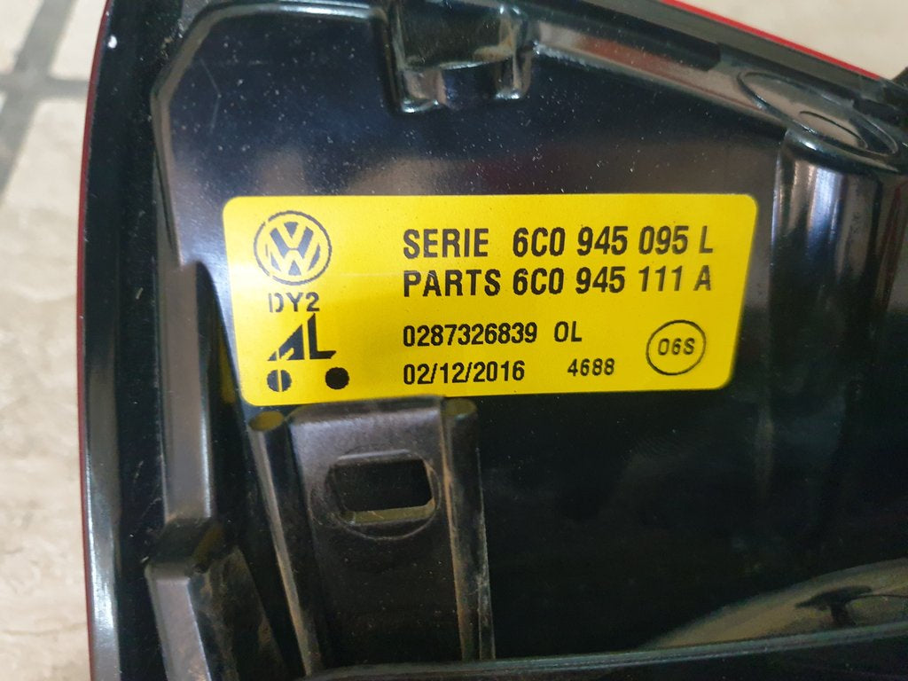 Volkswagen Polo Left Taillight