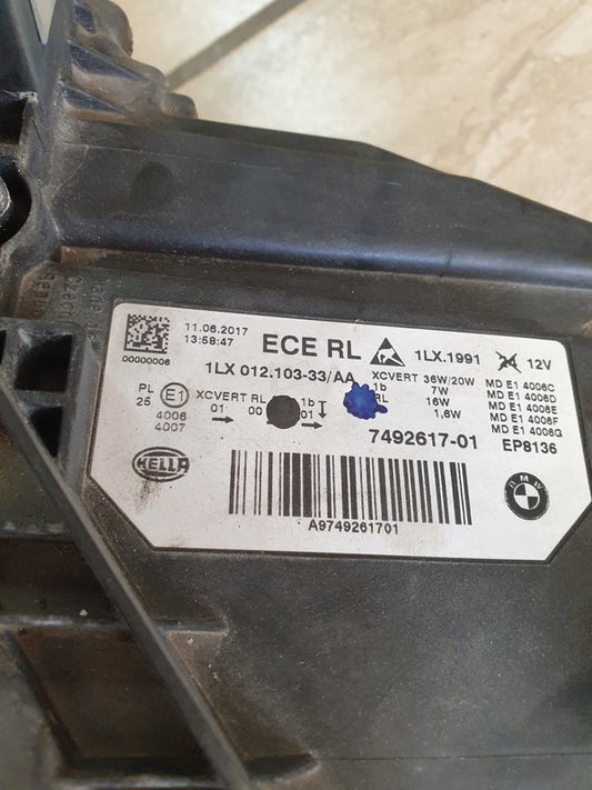 BMW 3 Series F30 Left Headlight