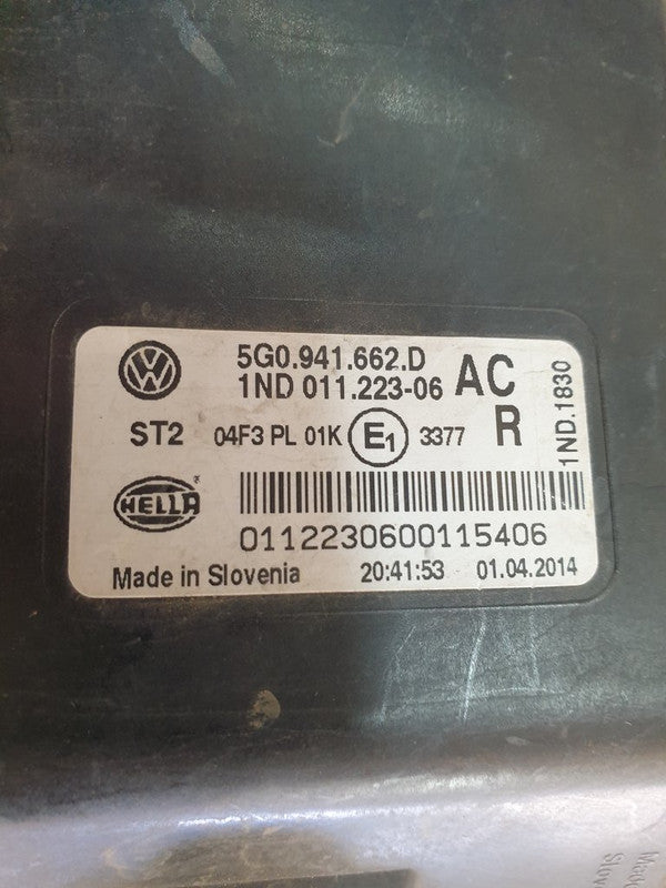 Volkswagen Golf VII 7 Right Fog Light