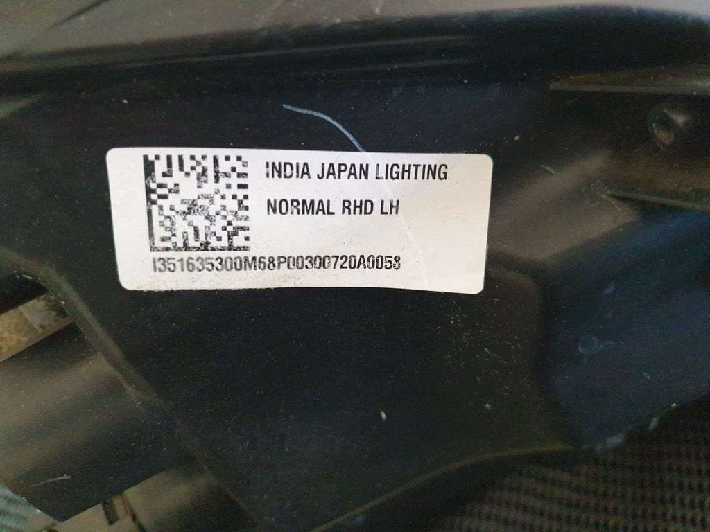 Toyota Starlet Suzuki Baleno Left Headlight