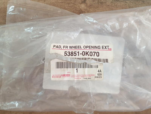Original New Toyota Fortuner Hilux Front Fender Liner Extension
