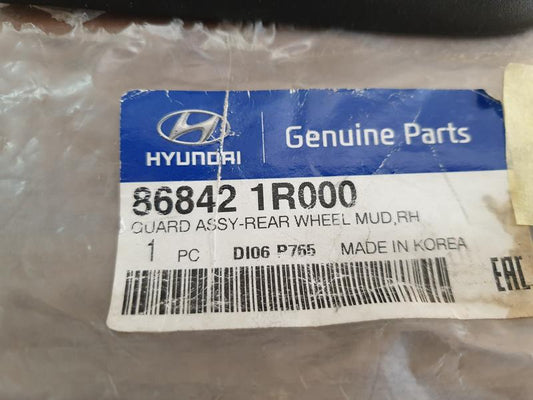 Original New Hyundai Accent Right Rear Mudguard