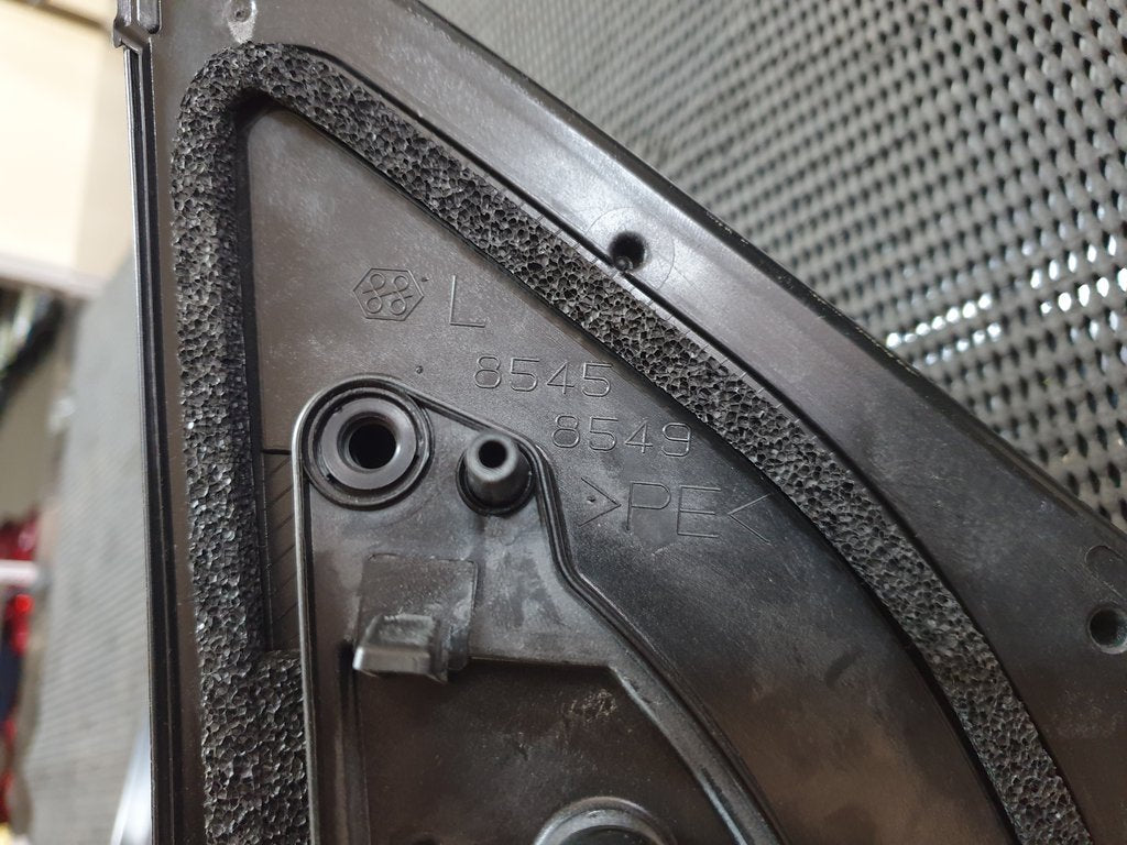 Toyota Corolla Left Outer Electric Mirror Incomplete, No cover