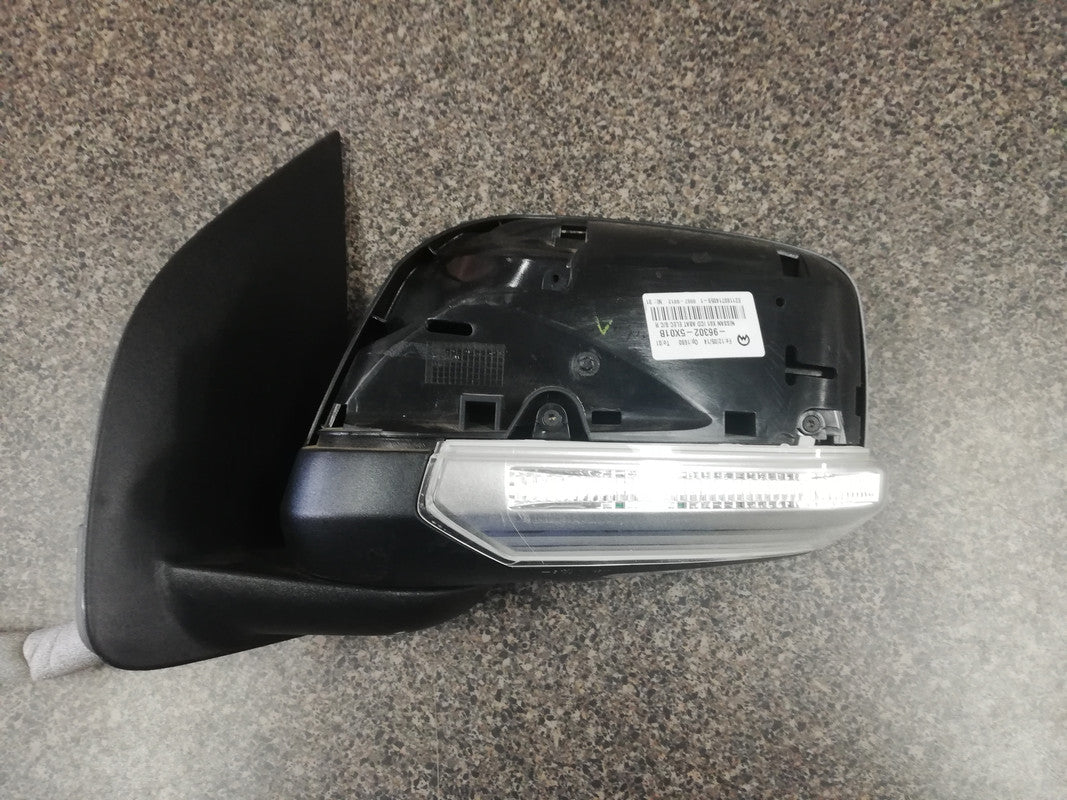 Nissan Navara NV250 2019, 2020, 2021, 2022 Left Outer Electric Mirror Incomplete, With Indicator Light, No Cover
