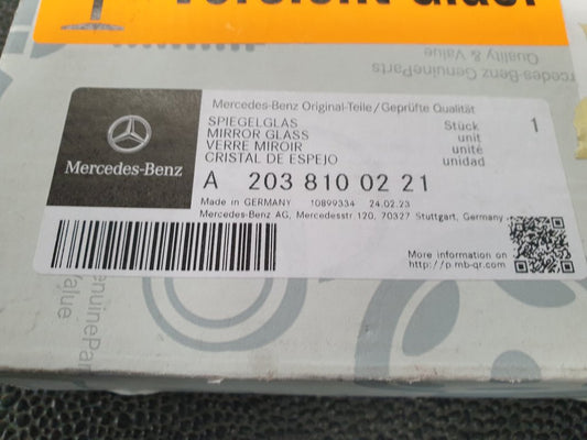 Mercedes-Benz C-Class W203 Right Outer Mirror Glass