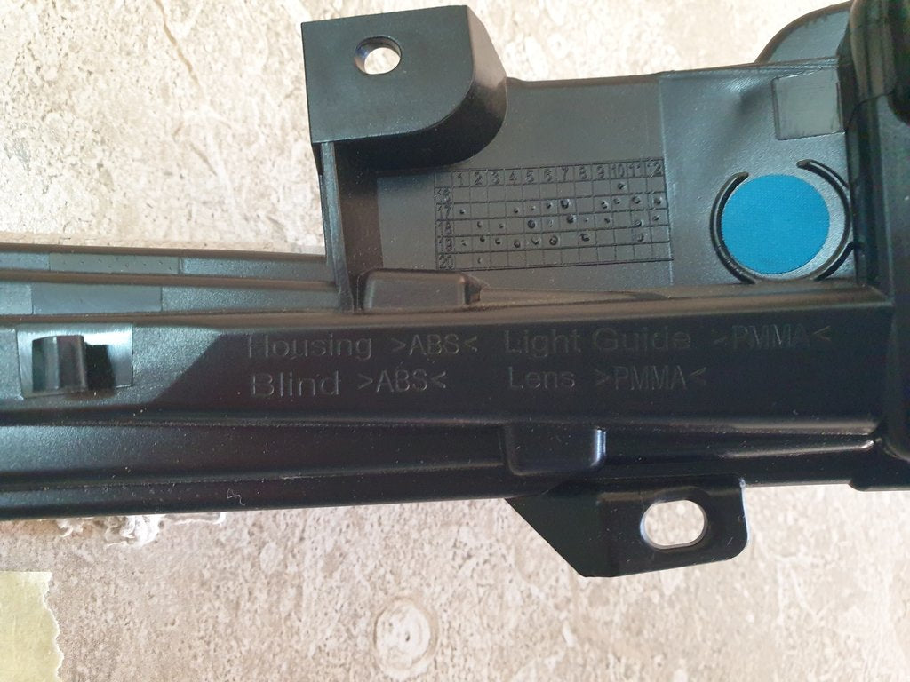 Mercedes-Benz X-Class W470 Left Outer Mirror Indicator Light