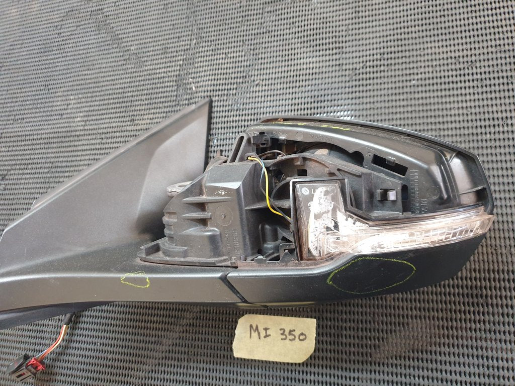 Volkswagen Polo MK6 2017, 2018, 2019, 2020, 2021, 2022, 2023 Right Outer Mirror Incomplete, No Cover