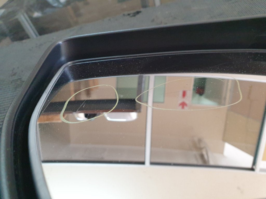 Ford Ranger Right Outer Mirror Complete with Chrome Cover
