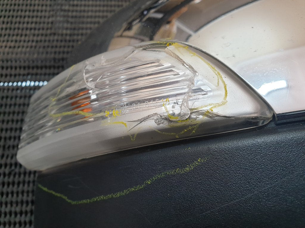 Ford Ranger Right Outer Mirror Complete with Chrome Cover