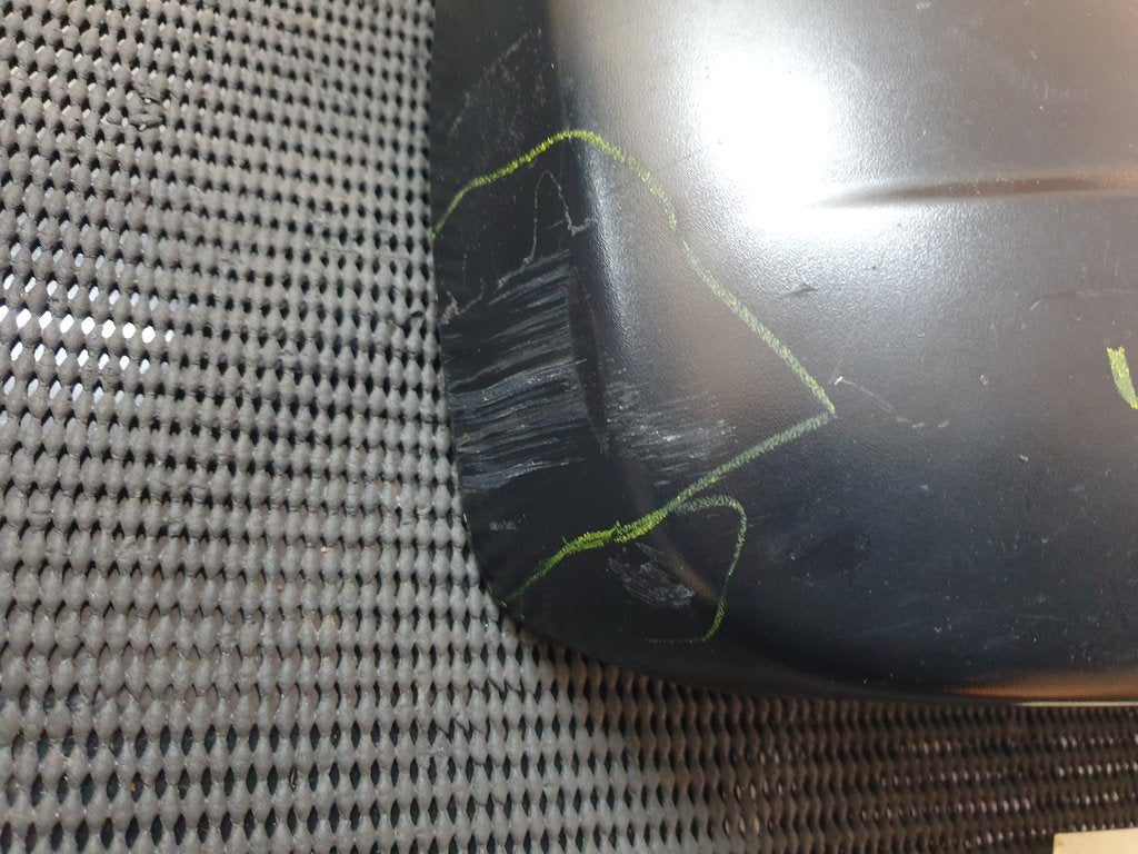 Hyundai H1 Right Outer Mirror Incomplete, No Glass, Missing Bottom Cover
