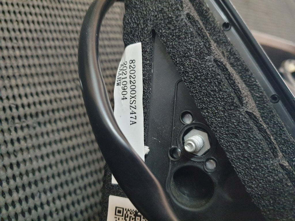 Haval H2 Right Outer Mirror Incomplete, No Cover, No Mirror Glass