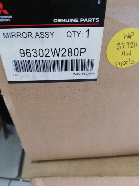 Mitsubishi Eclipse 2021 Left Outer Electric Mirror Complete, Broken At Base