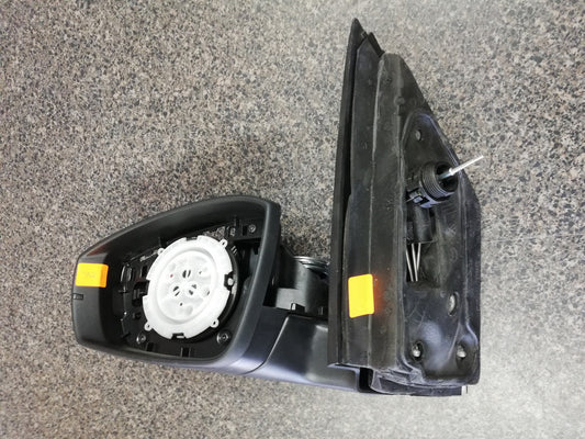 Volkswagen Polo 2012, 2013, 2014, 2015, 2016, 2017 Left Outer Mirror Incomplete, No Cover, No Mirror Glass