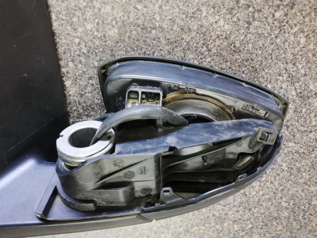 Volkswagen Polo 2012, 2013, 2014, 2015, 2016, 2017 Left Outer Mirror Incomplete, No Cover, No Mirror Glass