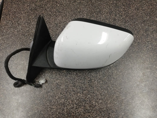 Jeep Grand Cherokee 2014, 2015, 2016, 2017, 2018 Left Outer Electric Mirror Incomplete, With Indicator Light, No Mirror Glass