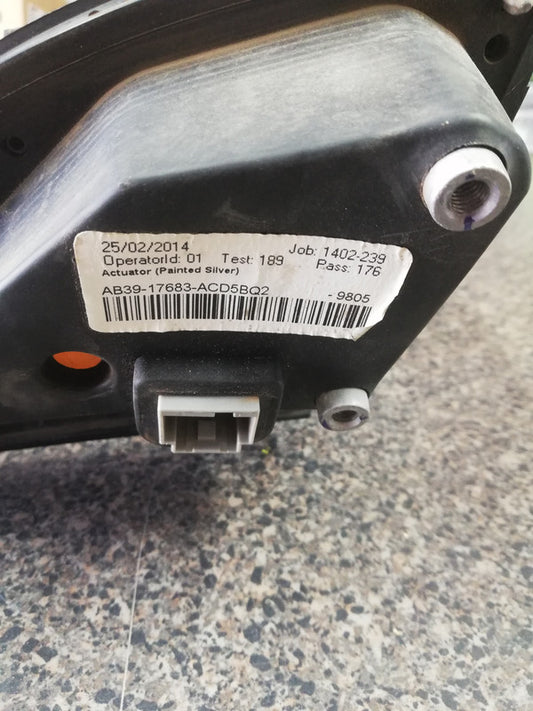 Ford Ranger Left Outer Electric Mirror Incomplete, No Cover