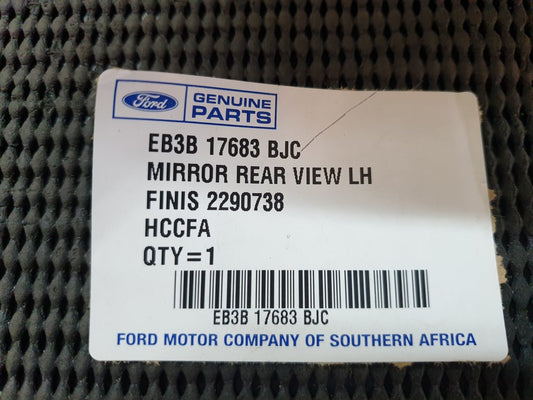 Ford Ranger 2016 Left Outer Mirror Incomplete, Chrome Cover, No Mirror Glass