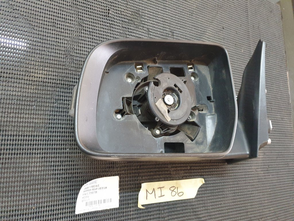 Ford Ranger 2016 Left Outer Mirror Incomplete, Chrome Cover, No Mirror Glass