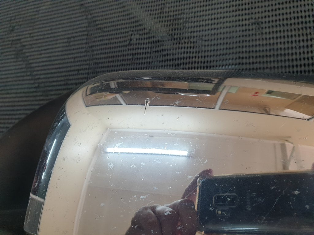 Ford Ranger 2016 Left Outer Mirror Incomplete, Chrome Cover, No Mirror Glass