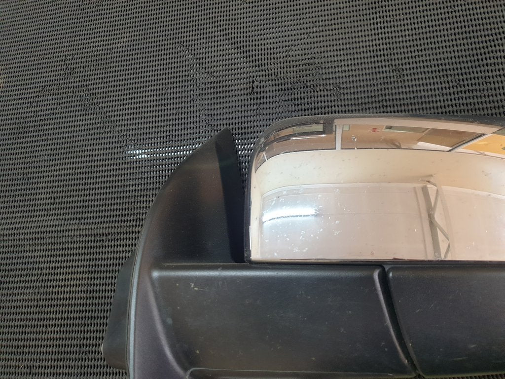 Ford Ranger 2016 Left Outer Mirror Incomplete, Chrome Cover, No Mirror Glass