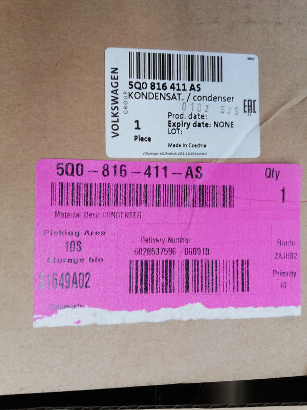 Audi Q3/SQ3 Sportback 2021 Condenser