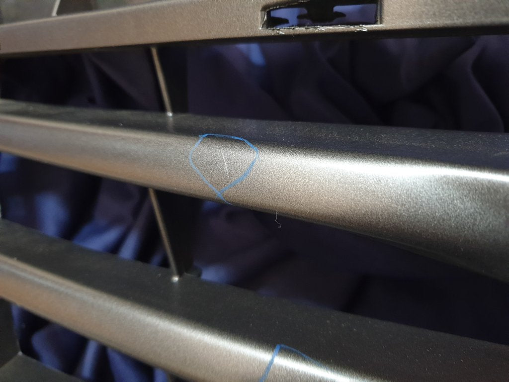 Toyota Hilux Radiator Grille - Scratches and scuffs